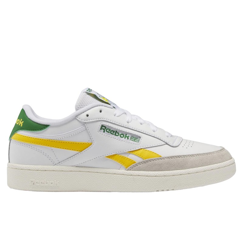 glen Leather always / REEBOK / C green sneakers yellow white - shoes Revenge Club