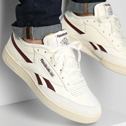 sneakers Maroon Pure REEBOK Revenge Leather / Classic - / shoes Chalk C Grey Club