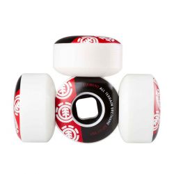 Element Section 52mm White Black Red 95a At Skate Wheels