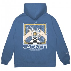 JACKER “Alcatraz” hoodie blue